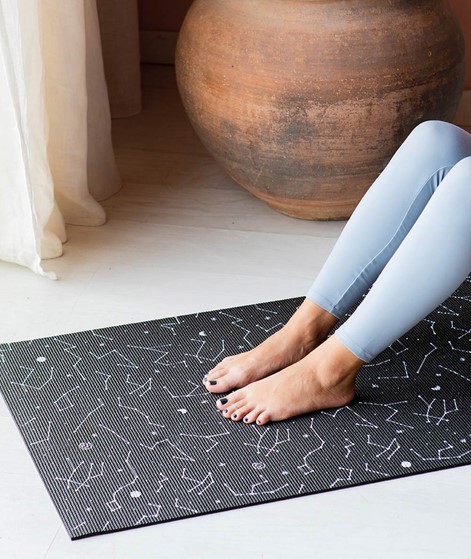 DOIY Yoga Mat Cosmos Yogamatte schwarz