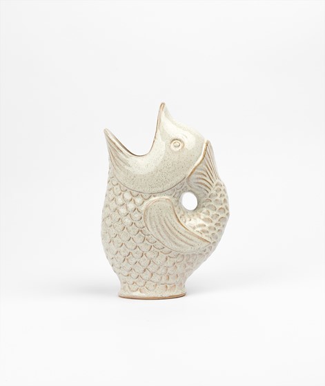 MADAM STOLTZ Stoneware Vase Beige