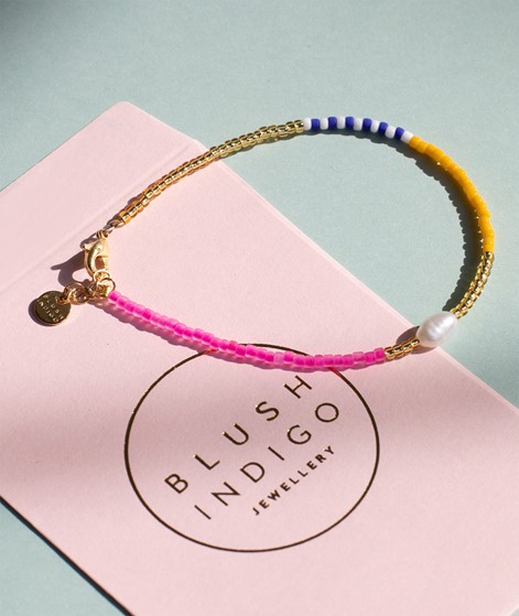 BLUSH INDIGO Bali Beach Armband mehrfarbig