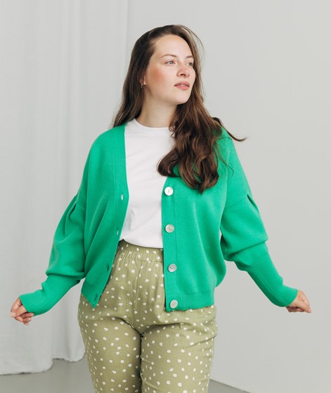 YAS YASFonna Knit Cardigan grn
