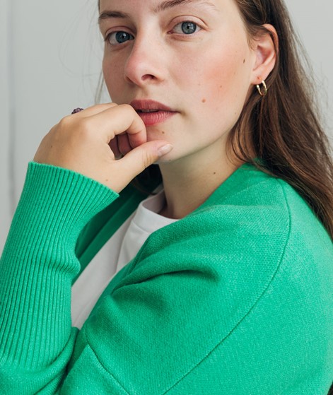YAS YASFonna Knit Cardigan grn