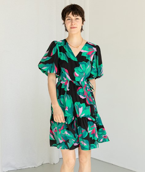 YAS YASSagga Wrap Dress Kleid gemustert