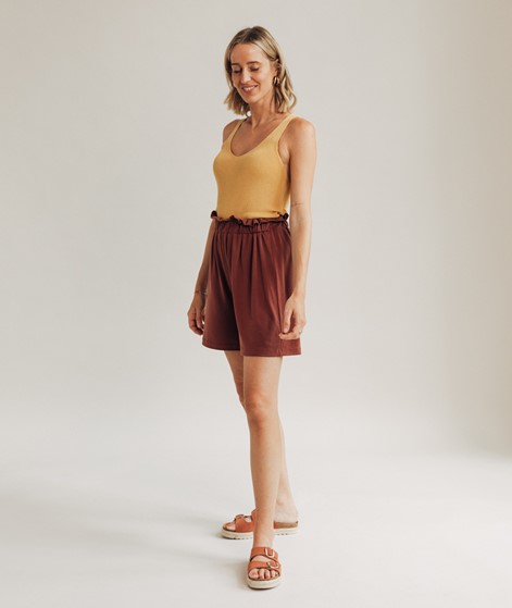 TERESA CASAMONTI X KDG Shorts dunkelrot
