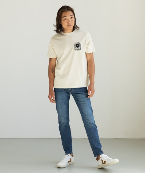 NOWADAYS Rising Sun T-Shirt weiß