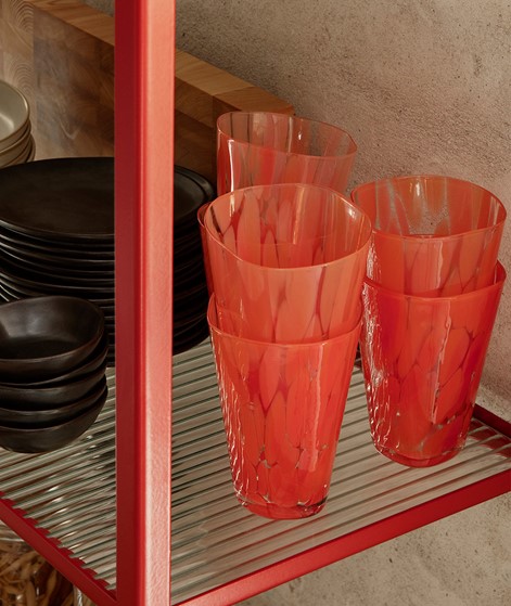 FERM LIVING Casca  Glas rot