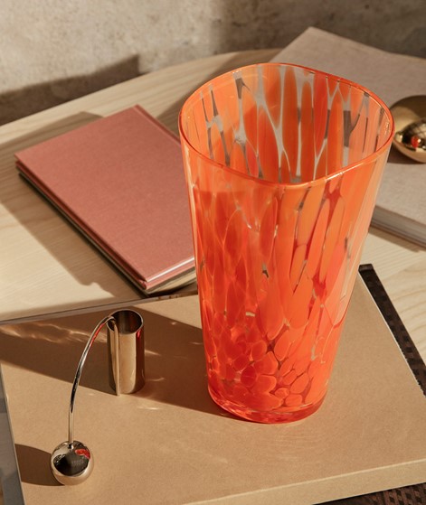 FERM LIVING Casca  Vase  rot