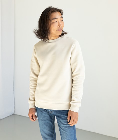 KAUF DICH GLCKLICH Sweater Catfight Creme aus Bio-Baumwolle