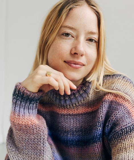 KAUF DICH GLCKLICH Strickpullover lilac