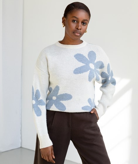 KAUF DICH GLCKLICH Strickpullover blau
