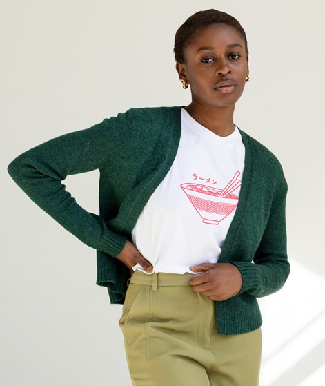 VILA VIRil Short Knit Cardigan grn