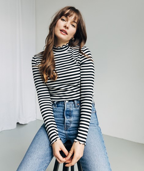 KAUF DICH GLCKLICH Longsleeve gestreift