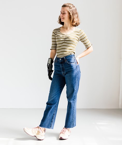 MADS NORGAARD Tinna  T-Shirt gestreift