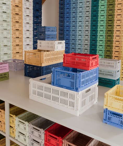 HAY COLOUR CRATE S Box Blau