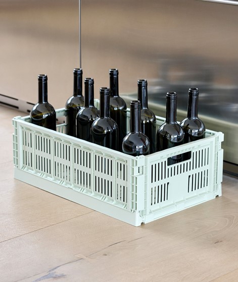 HAY COLOUR CRATE L Box Blau