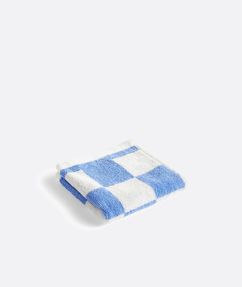 HAY Check Handtuch (30x30) Blau