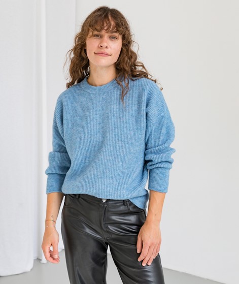 KAUF DICH GLCKLICH Strickpullover blau