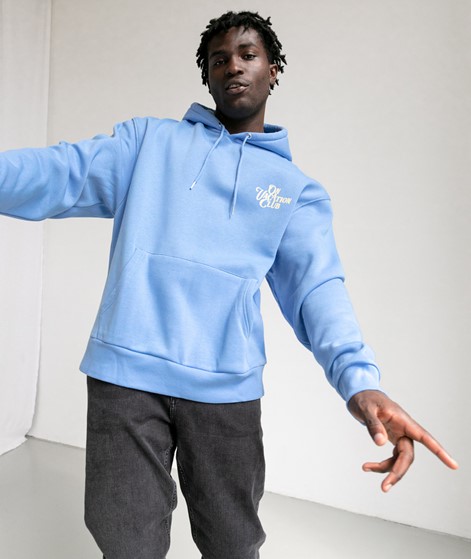 ON VACATION Calligraphy Hoodie blau