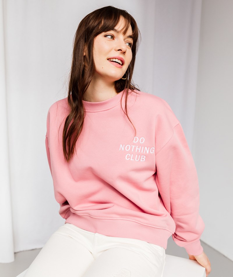 ON VACATION Do Nothing Club Sweater Altrosa
