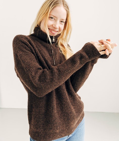 KAUF DICH GLCKLICH Strickpullover braun