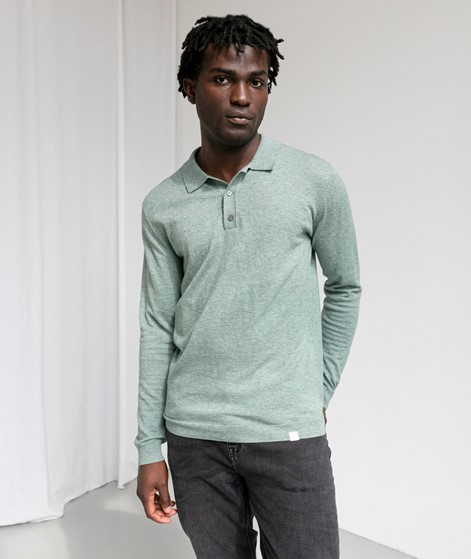 NOWADAYS Polo Long Sleeve Grn