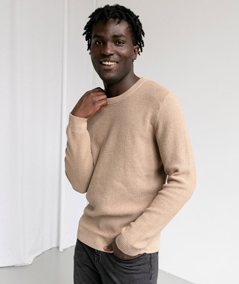 NOWADAYS Structured Pullover Braun