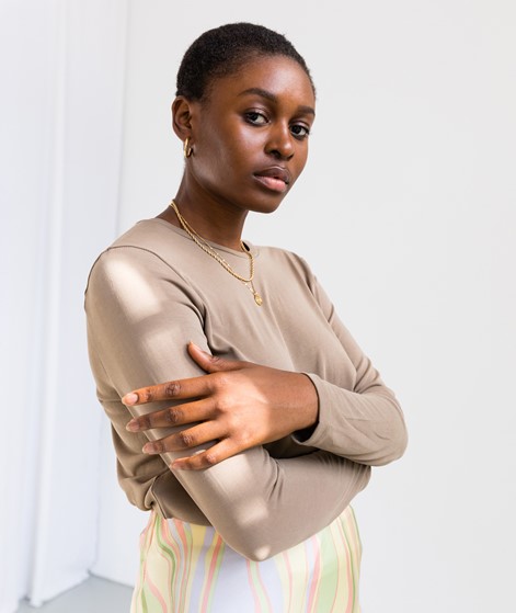 OBJECT OBJAnnie O-Neck  Longsleeve braun