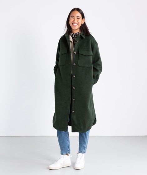 OBJECT OBJElla Wool Coat Mantel grün