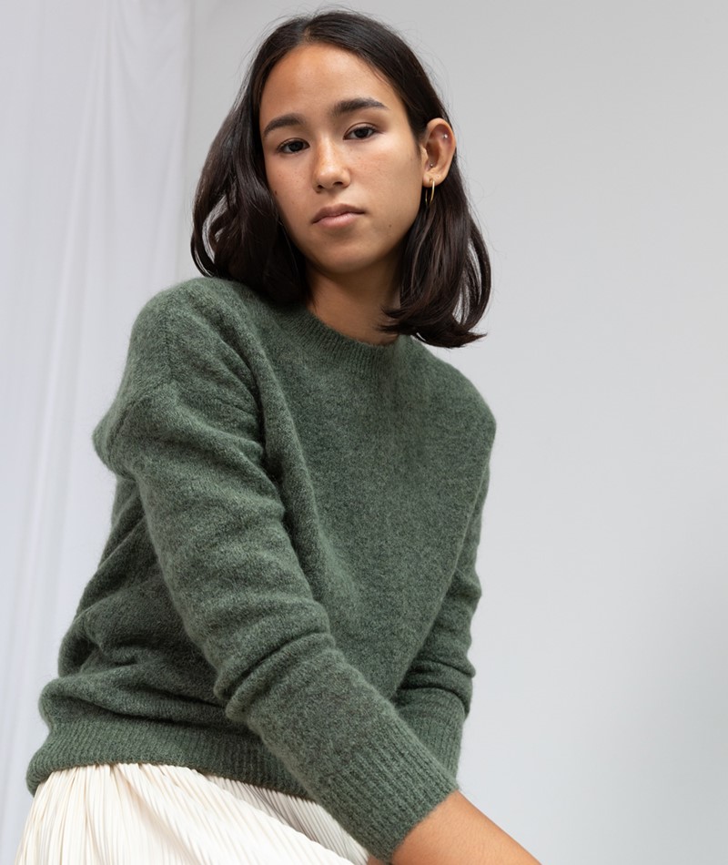 MOSS COPENHAGEN Femme Pullover grün