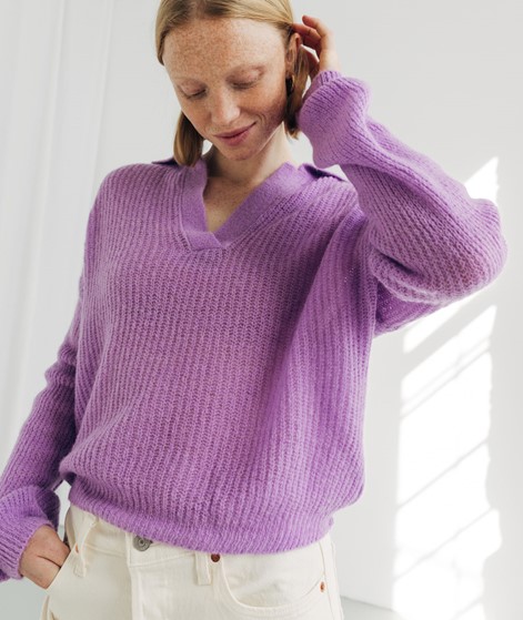 KAUF DICH GLCKLICH Strickpullover lilac