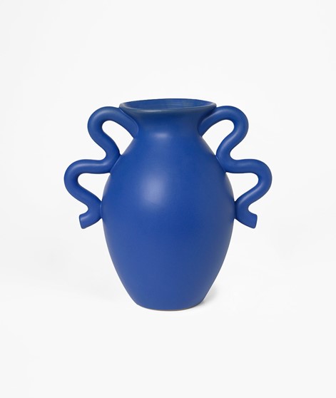 FERM LIVING Verso Table Vase blau