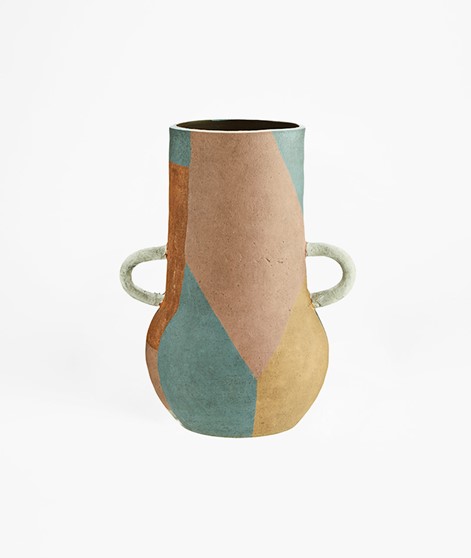 MADAM STOLTZ Terracotta Vase  mehrfarbig