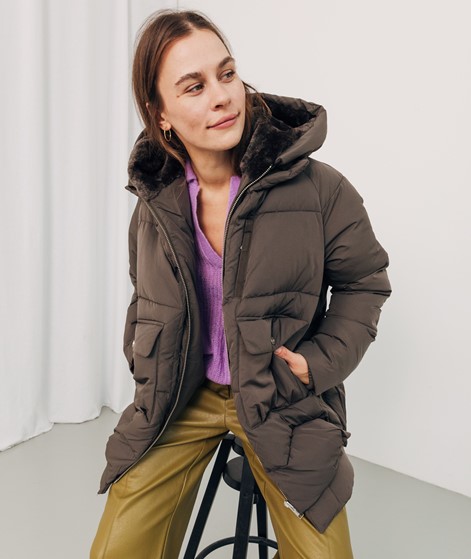 EMBASSY Lyndon Puffer Jacke braun