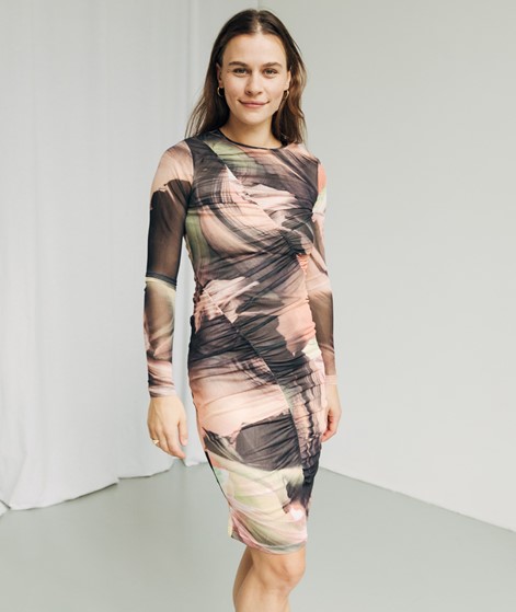 OBJECT OBJLotte Mesh  Kleid gemustert