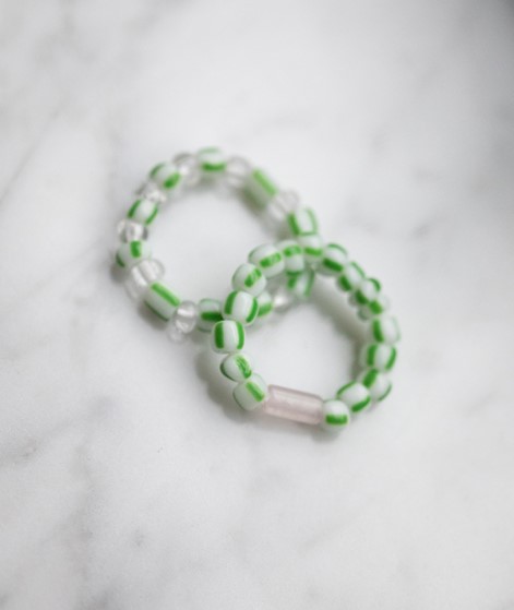 EBBA Ring rosa/green