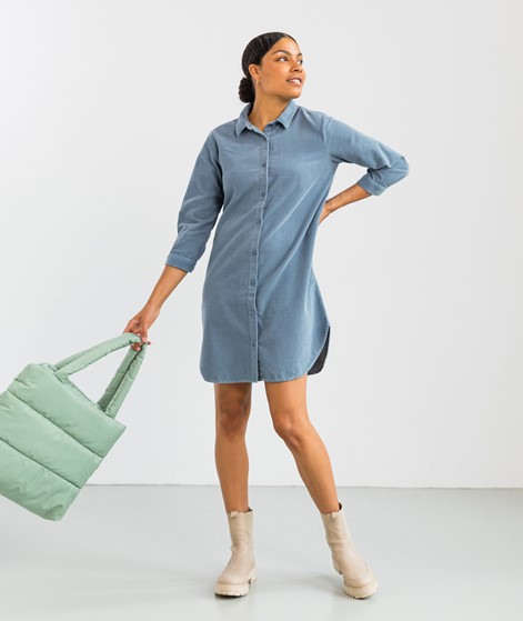 KAUF DICH GLÜCKLICH Kleid Pacific Blau aus Bio-Baumwolle