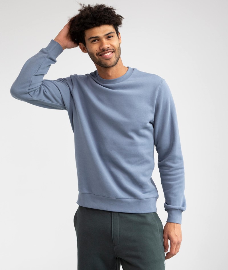 KAUF DICH GLÜCKLICH Sweater Foggy Blue aus Bio-Baumwolle