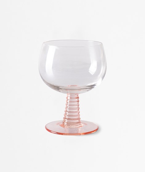 HKLIVING Swirl Wein Glas Rosa