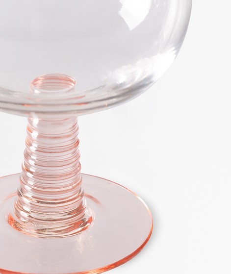 HKLIVING Swirl Wein Glas Rosa