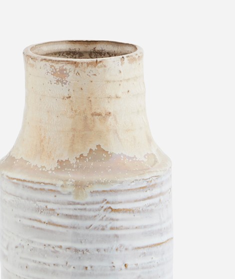 MADAM STOLTZ Stoneware Vase beige