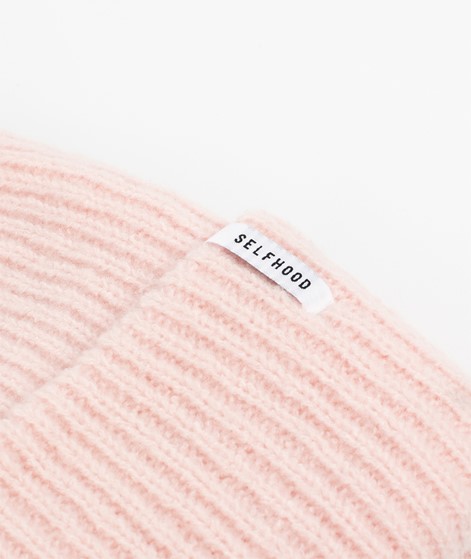 SELFHOOD Structured Beanie rosa