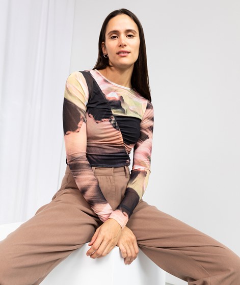 OBJECT OBJLotte Mesh  Longsleeve gemuste