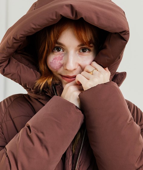 EMBASSY Lourdes Puffer Jacke bordeaux