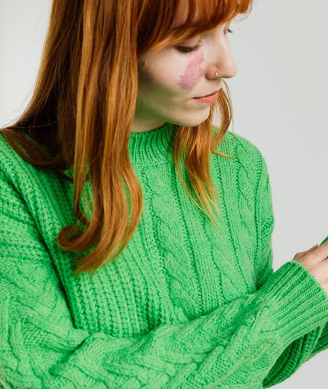YAS YASPoison Pullover Grn