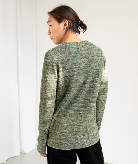 REVOLUTION Multi-Colored Pullover Grn