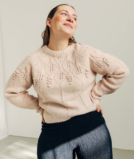 OBJECT OBJAnna Pullover Beige/Rosa