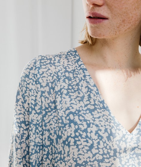 KAUF DICH GLCKLICH Kleid Leo Print Blau