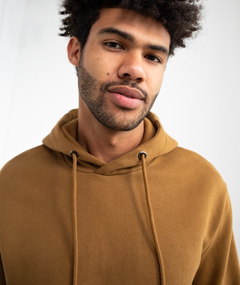 KAUF DICH GLCKLICH Hoodie Khaki aus Bio-Baumwolle