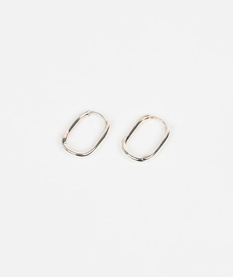 FLAWED Small Oval Ohrringe Silber