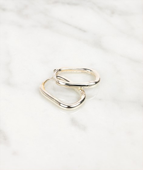 FLAWED Small Oval Ohrringe Silber