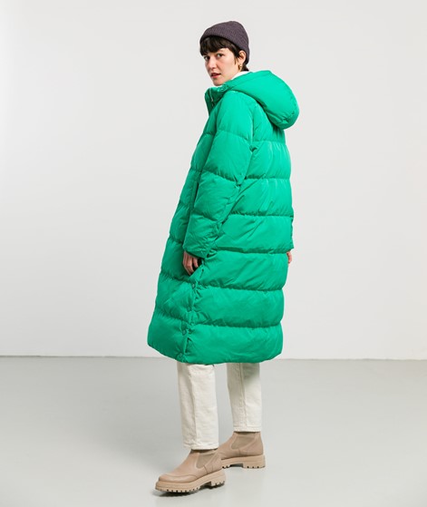 YAS YASPuffa Long Down Wintermantel Grn